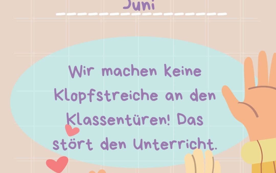 Unser Motto für Juni